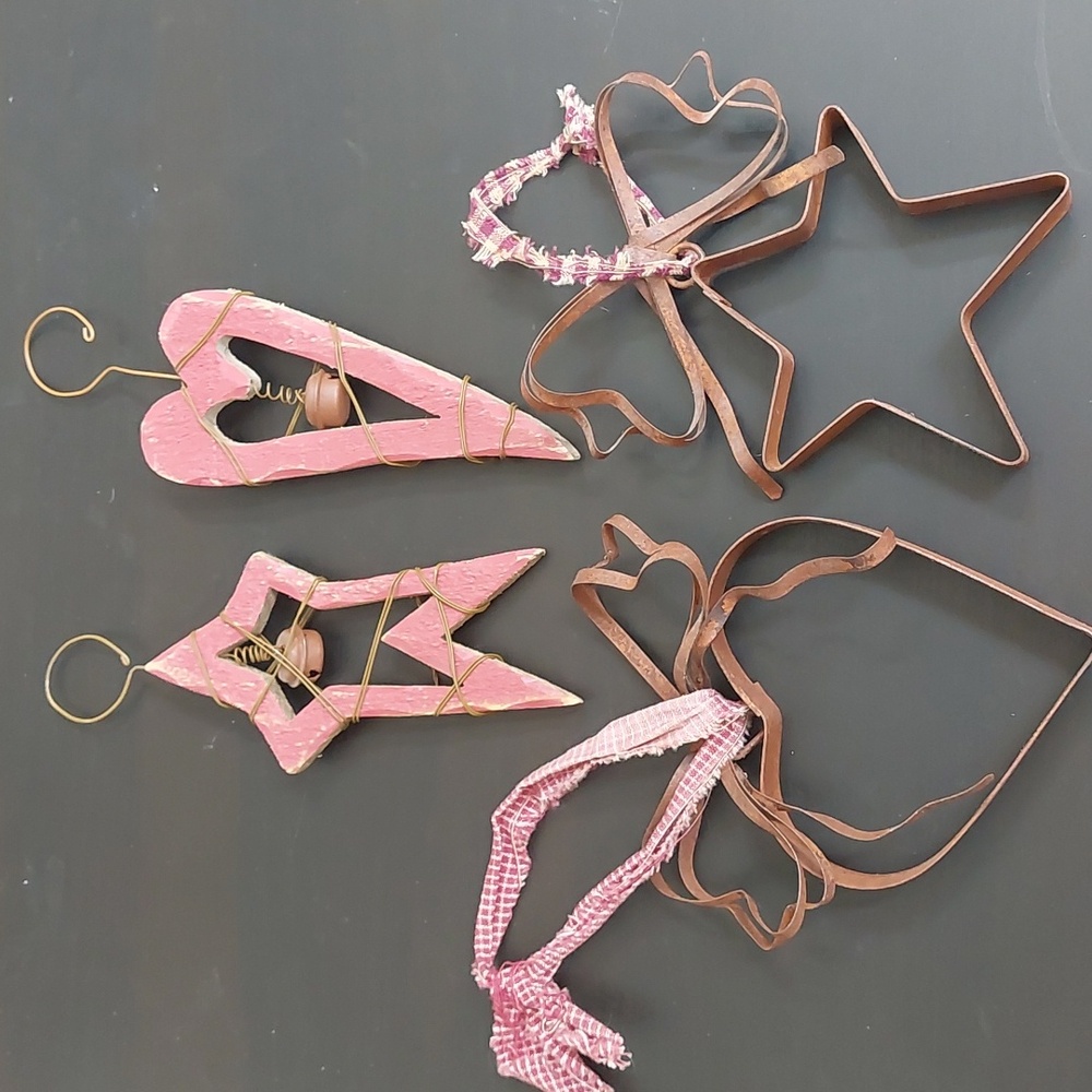 Americana decor hearts and stars
